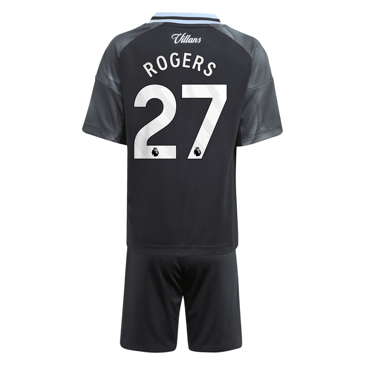 Explore the aston villa adidas away mini kit 2025-26 with rogers 27 printing Collection of Aston Villa jerseys. Authentic, high-quality football shirts for every supporter, available worldwide.