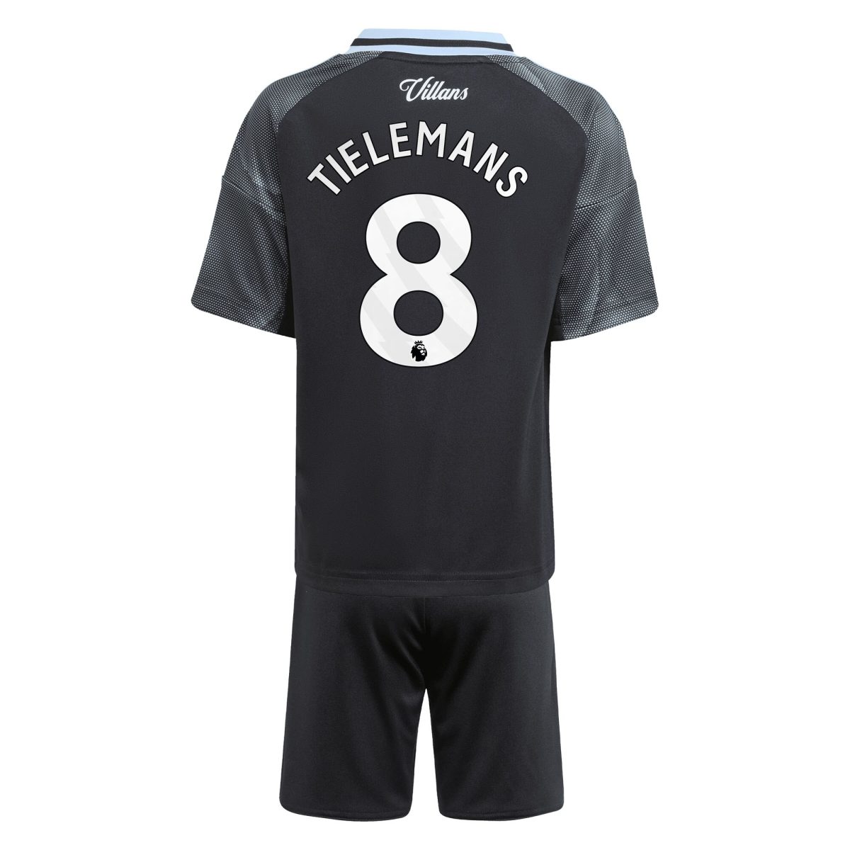 Explore the aston villa adidas away mini kit 2025-26 with tielemans 8 printing Collection of Aston Villa jerseys. Authentic, high-quality football shirts for every supporter, available worldwide.