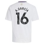 Explore the aston villa adidas away shirt 2024-25 – kids with a.garcía 16 printing Collection of Aston Villa jerseys. Authentic, high-quality football shirts for every supporter, available worldwide.