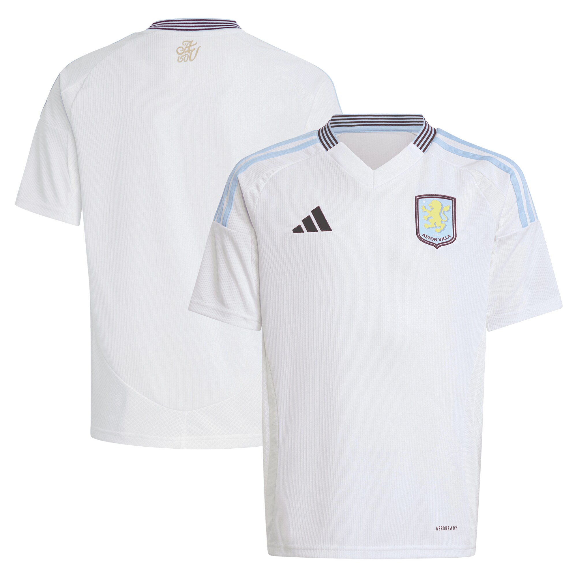 Explore the aston villa adidas away shirt 2024-25 – kids with custom printing Collection of Aston Villa jerseys. Authentic, high-quality football shirts for every supporter, available worldwide.