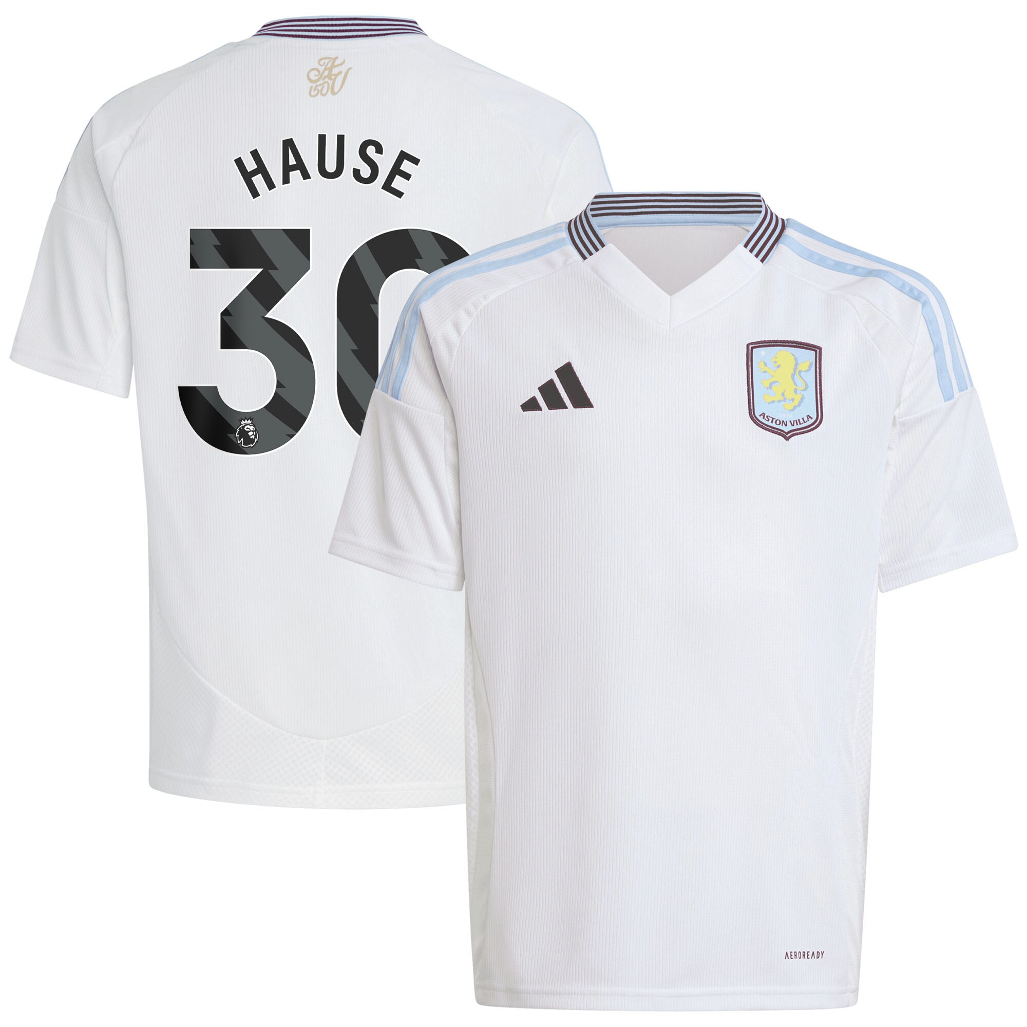 Explore the aston villa adidas away shirt 2024-25 – kids with hause 30 printing Collection of Aston Villa jerseys. Authentic, high-quality football shirts for every supporter, available worldwide.