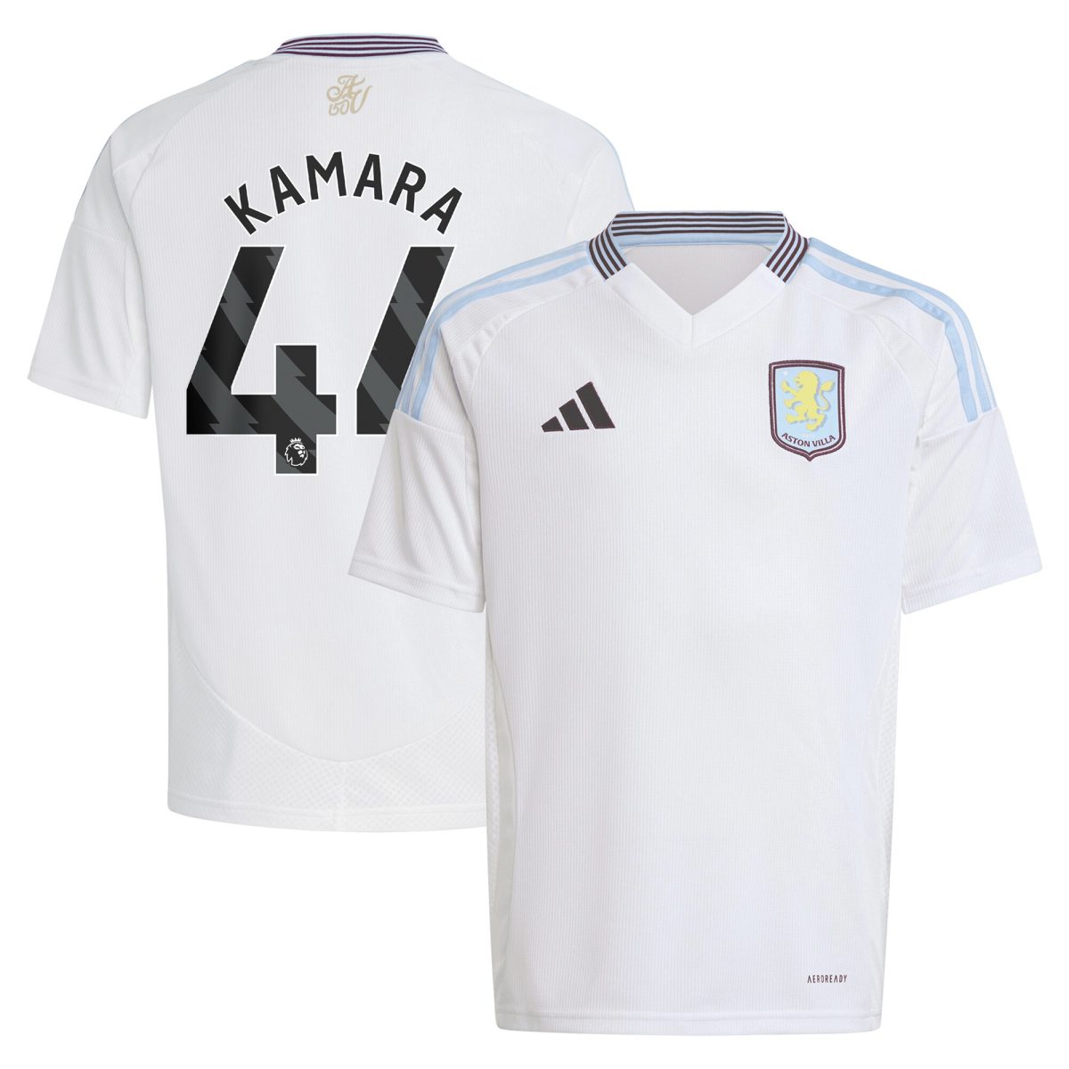 Explore the aston villa adidas away shirt 2024-25 – kids with kamara 44 printing Collection of Aston Villa jerseys. Authentic, high-quality football shirts for every supporter, available worldwide.
