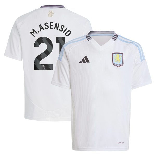 Explore the aston villa adidas away shirt 2024-25 – kids with m.asensio 21 printing Collection of Aston Villa jerseys. Authentic, high-quality football shirts for every supporter, available worldwide.