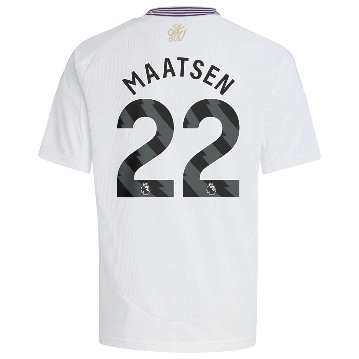 Explore the aston villa adidas away shirt 2024-25 – kids with maatsen 22 printing Collection of Aston Villa jerseys. Authentic, high-quality football shirts for every supporter, available worldwide.