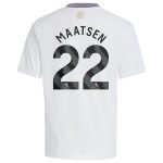 Explore the aston villa adidas away shirt 2024-25 – kids with maatsen 22 printing Collection of Aston Villa jerseys. Authentic, high-quality football shirts for every supporter, available worldwide.