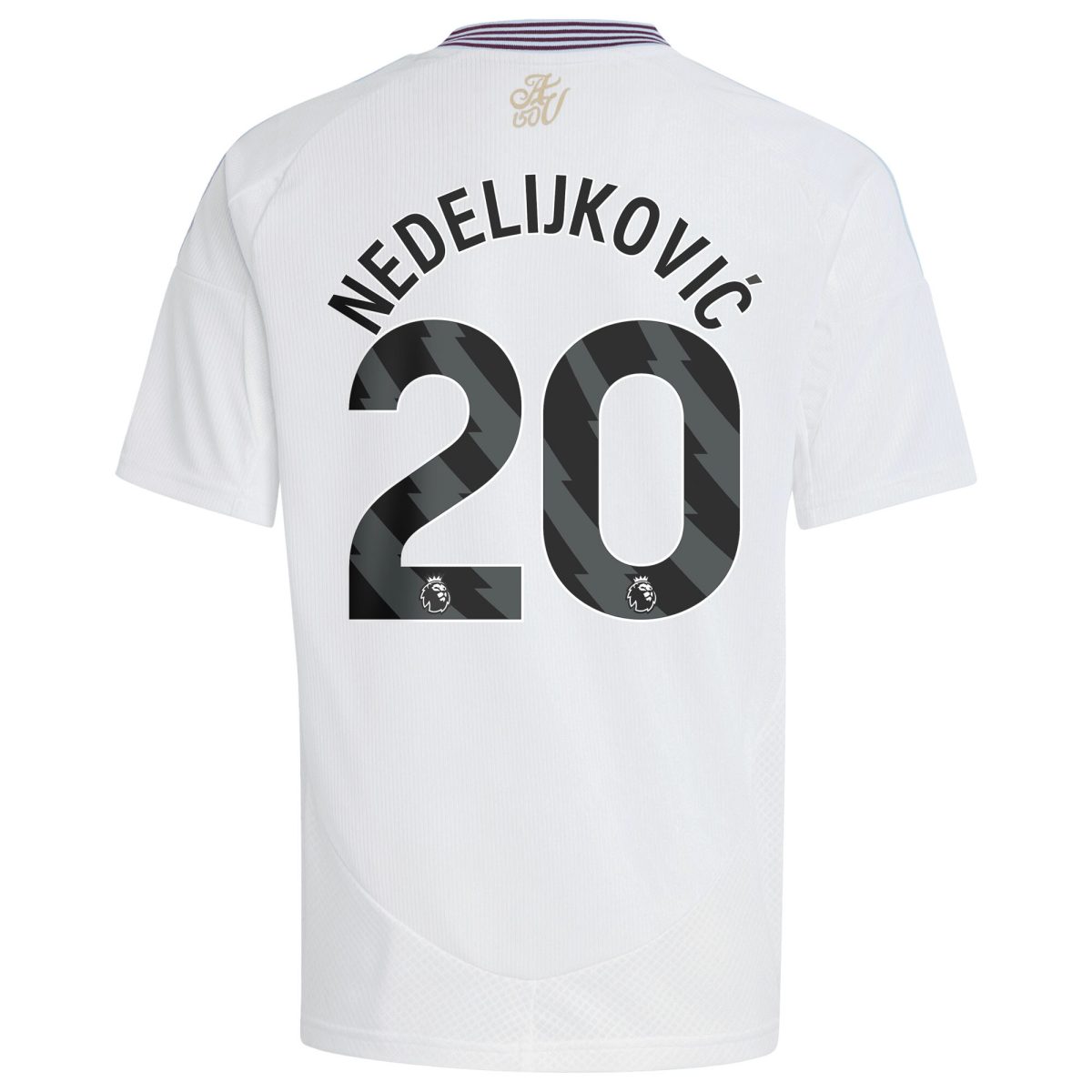 Explore the aston villa adidas away shirt 2024-25 – kids with nedeljković 20 printing Collection of Aston Villa jerseys. Authentic, high-quality football shirts for every supporter, available worldwide.
