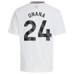 Explore the aston villa adidas away shirt 2024-25 – kids with onana 24 printing Collection of Aston Villa jerseys. Authentic, high-quality football shirts for every supporter, available worldwide.