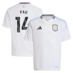 Explore the aston villa adidas away shirt 2024-25 – kids with pau 14 printing Collection of Aston Villa jerseys. Authentic, high-quality football shirts for every supporter, available worldwide.