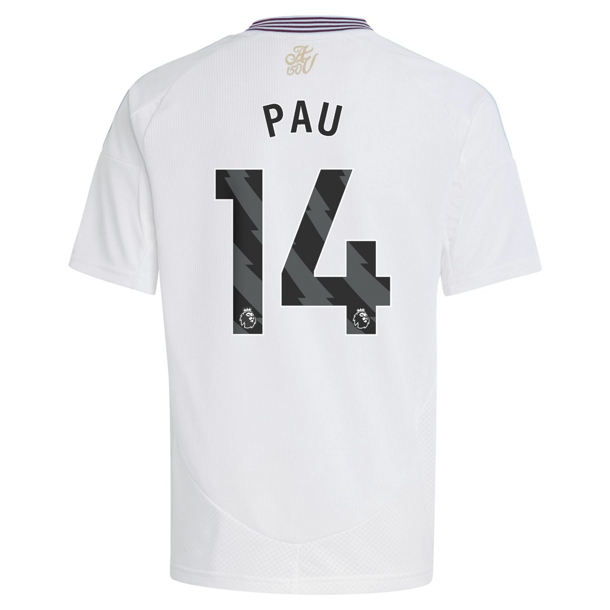 Explore the aston villa adidas away shirt 2024-25 – kids with pau 14 printing Collection of Aston Villa jerseys. Authentic, high-quality football shirts for every supporter, available worldwide.