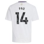 Explore the aston villa adidas away shirt 2024-25 – kids with pau 14 printing Collection of Aston Villa jerseys. Authentic, high-quality football shirts for every supporter, available worldwide.