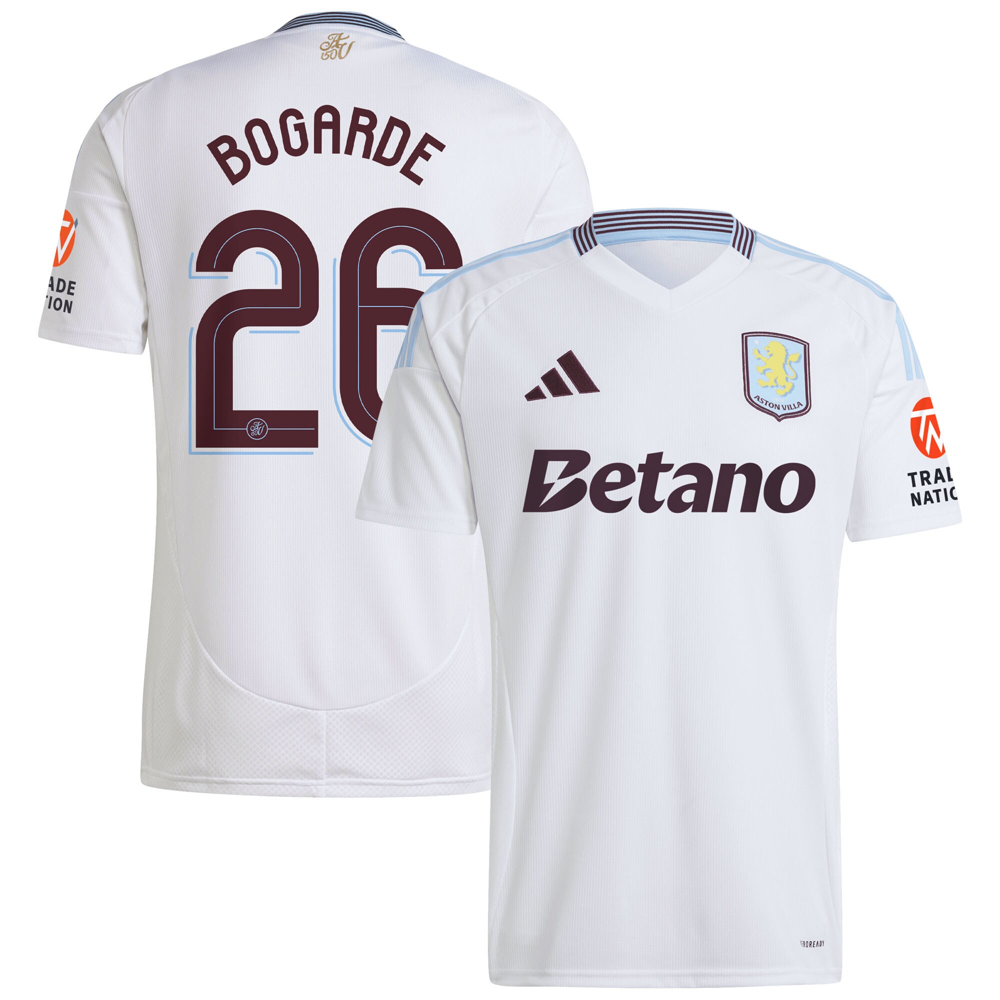 Explore the aston villa adidas away shirt 2024-25 with bogarde 26 cup printing Collection of Aston Villa jerseys. Authentic, high-quality football shirts for every supporter, available worldwide.