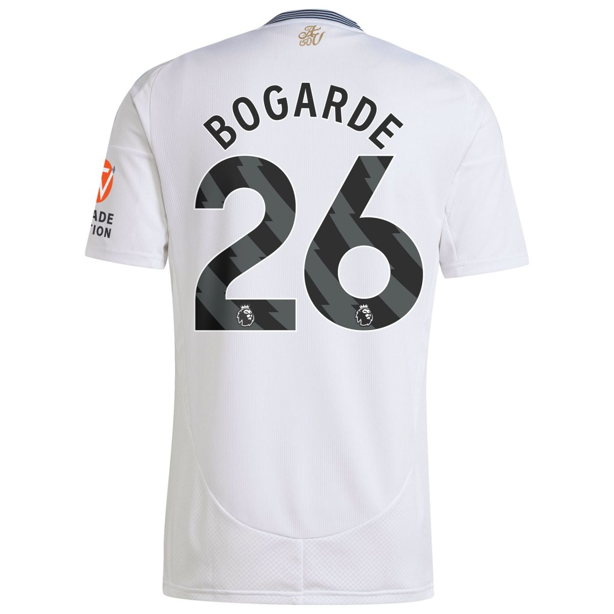 Explore the aston villa adidas away shirt 2024-25 with bogarde 26 printing Collection of Aston Villa jerseys. Authentic, high-quality football shirts for every supporter, available worldwide.