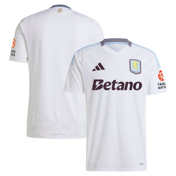 Explore the aston villa adidas away shirt 2024-25 with custom printing Collection of Aston Villa jerseys. Authentic, high-quality football shirts for every supporter, available worldwide.