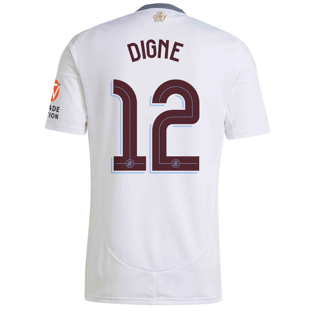 Explore the aston villa adidas away shirt 2024-25 with digne 12 cup printing Collection of Aston Villa jerseys. Authentic, high-quality football shirts for every supporter, available worldwide.
