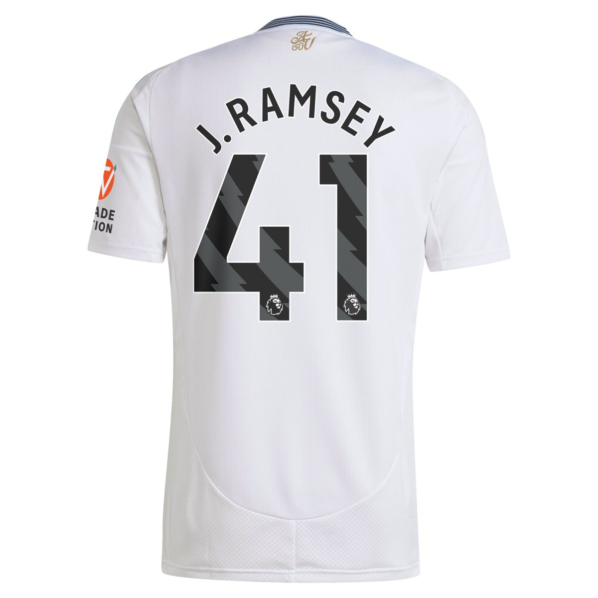 Explore the aston villa adidas away shirt 2024-25 with j. ramsey 41 printing Collection of Aston Villa jerseys. Authentic, high-quality football shirts for every supporter, available worldwide.
