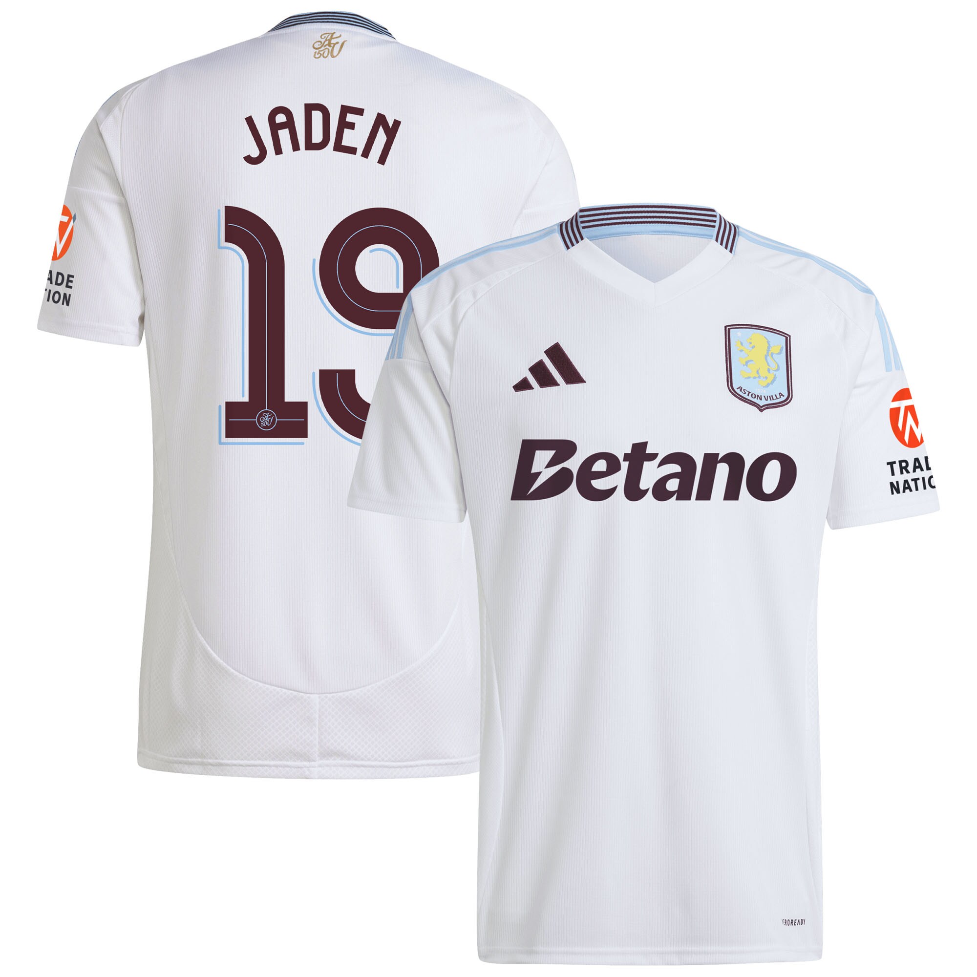 Explore the aston villa adidas away shirt 2024-25 with jaden 19 cup printing Collection of Aston Villa jerseys. Authentic, high-quality football shirts for every supporter, available worldwide.