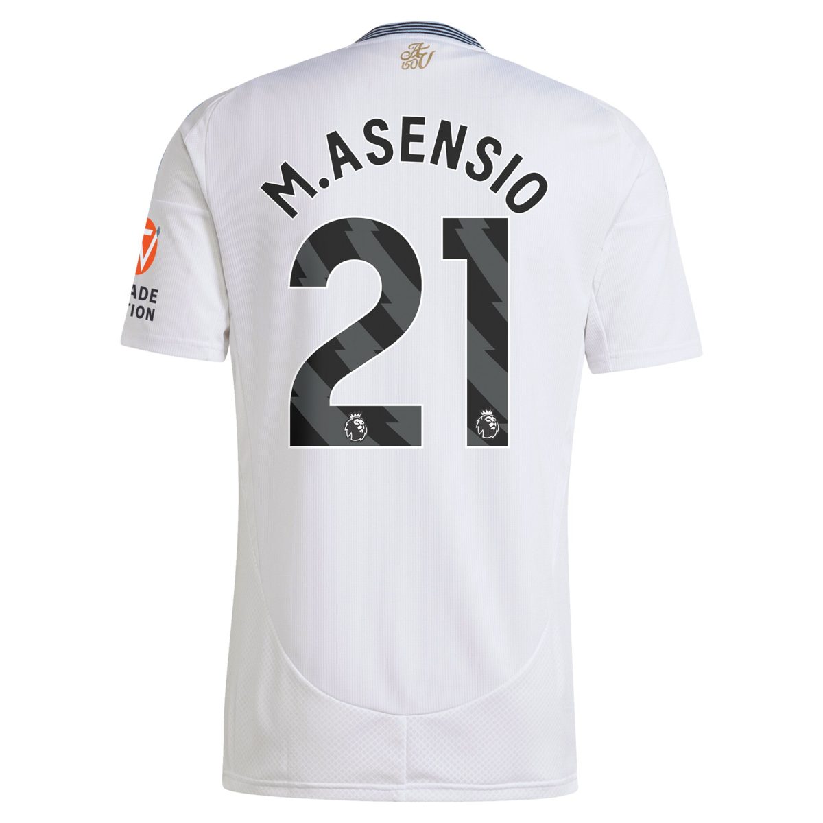 Explore the aston villa adidas away shirt 2024-25 with m.asensio 21 printing Collection of Aston Villa jerseys. Authentic, high-quality football shirts for every supporter, available worldwide.