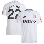 Explore the aston villa adidas away shirt 2024-25 with maatsen 22 printing Collection of Aston Villa jerseys. Authentic, high-quality football shirts for every supporter, available worldwide.
