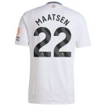 Explore the aston villa adidas away shirt 2024-25 with maatsen 22 printing Collection of Aston Villa jerseys. Authentic, high-quality football shirts for every supporter, available worldwide.