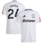 Explore the aston villa adidas away shirt 2024-25 with onana 24 printing Collection of Aston Villa jerseys. Authentic, high-quality football shirts for every supporter, available worldwide.