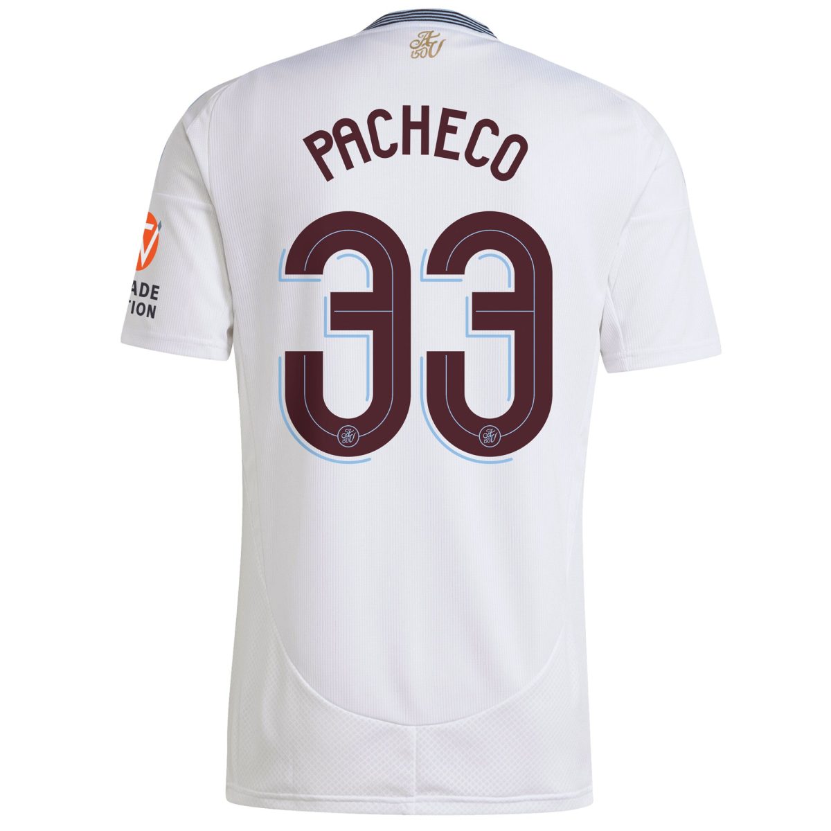 Explore the aston villa adidas away shirt 2024-25 with pacheco 33 cup printing Collection of Aston Villa jerseys. Authentic, high-quality football shirts for every supporter, available worldwide.
