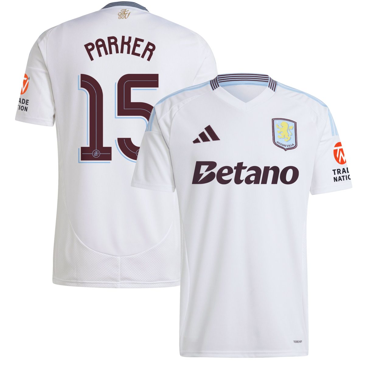 Explore the aston villa adidas away shirt 2024-25 with parker 15 cup printing Collection of Aston Villa jerseys. Authentic, high-quality football shirts for every supporter, available worldwide.