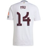 Explore the aston villa adidas away shirt 2024-25 with pau 14 cup printing Collection of Aston Villa jerseys. Authentic, high-quality football shirts for every supporter, available worldwide.