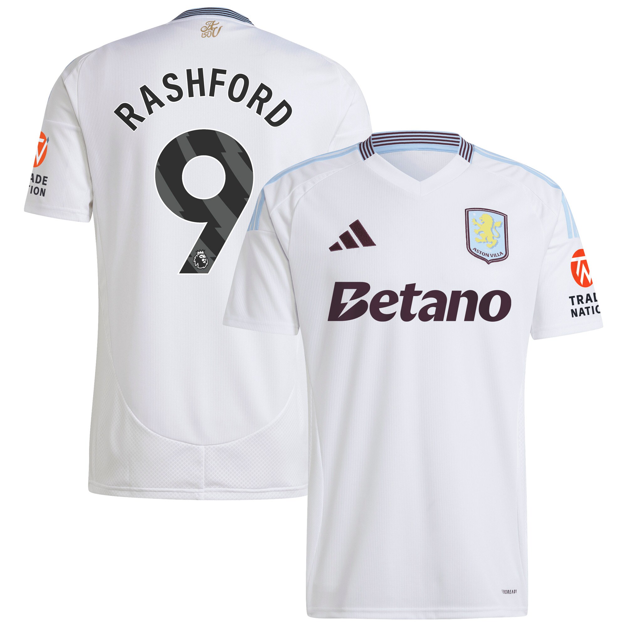 Explore the aston villa adidas away shirt 2024-25 with rashford 9 printing Collection of Aston Villa jerseys. Authentic, high-quality football shirts for every supporter, available worldwide.
