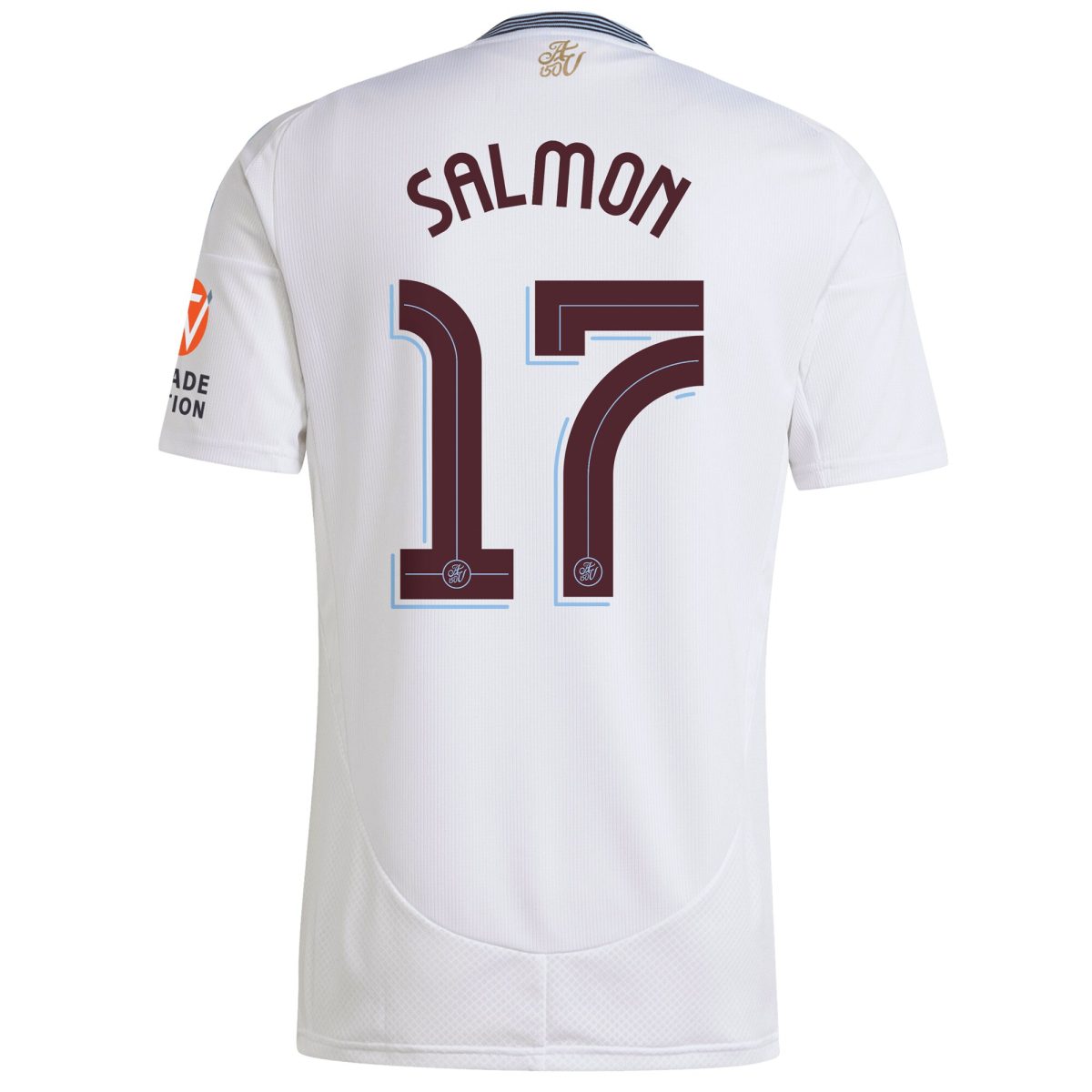 Explore the aston villa adidas away shirt 2024-25 with salmon 17 cup printing Collection of Aston Villa jerseys. Authentic, high-quality football shirts for every supporter, available worldwide.