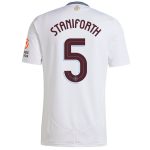 Explore the aston villa adidas away shirt 2024-25 with staniforth 5 cup printing Collection of Aston Villa jerseys. Authentic, high-quality football shirts for every supporter, available worldwide.