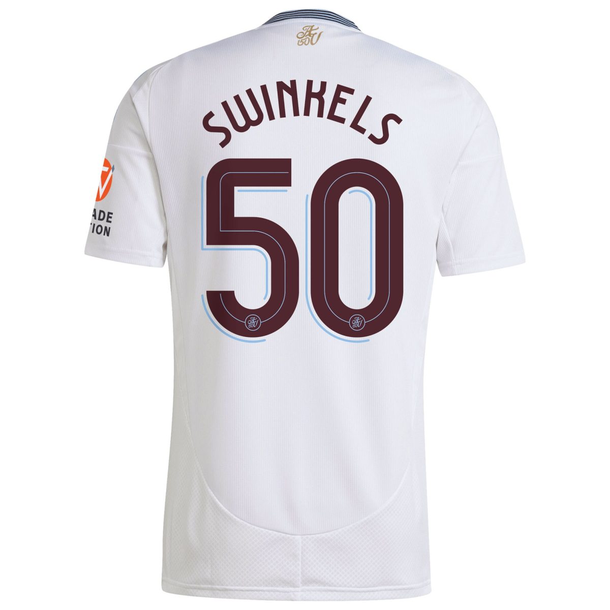 Explore the aston villa adidas away shirt 2024-25 with swinkels 50 cup printing Collection of Aston Villa jerseys. Authentic, high-quality football shirts for every supporter, available worldwide.