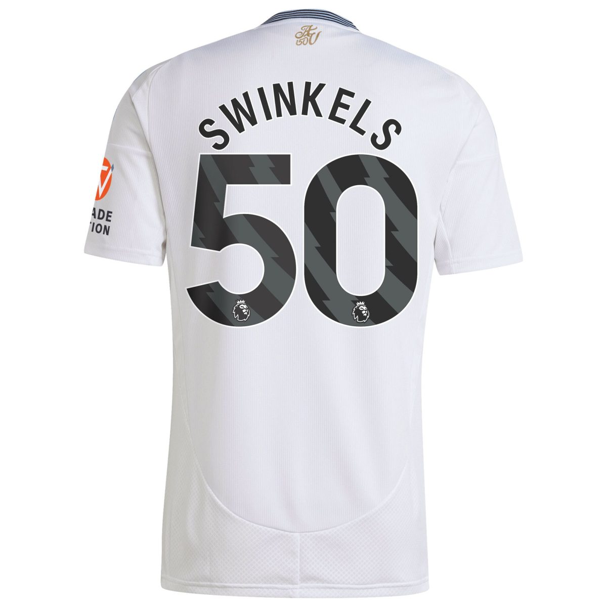 Explore the aston villa adidas away shirt 2024-25 with swinkels 50 printing Collection of Aston Villa jerseys. Authentic, high-quality football shirts for every supporter, available worldwide.