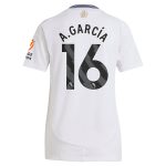 Explore the aston villa adidas away shirt 2024-25 – womens with a.garcía 16 printing Collection of Aston Villa jerseys. Authentic, high-quality football shirts for every supporter, available worldwide.