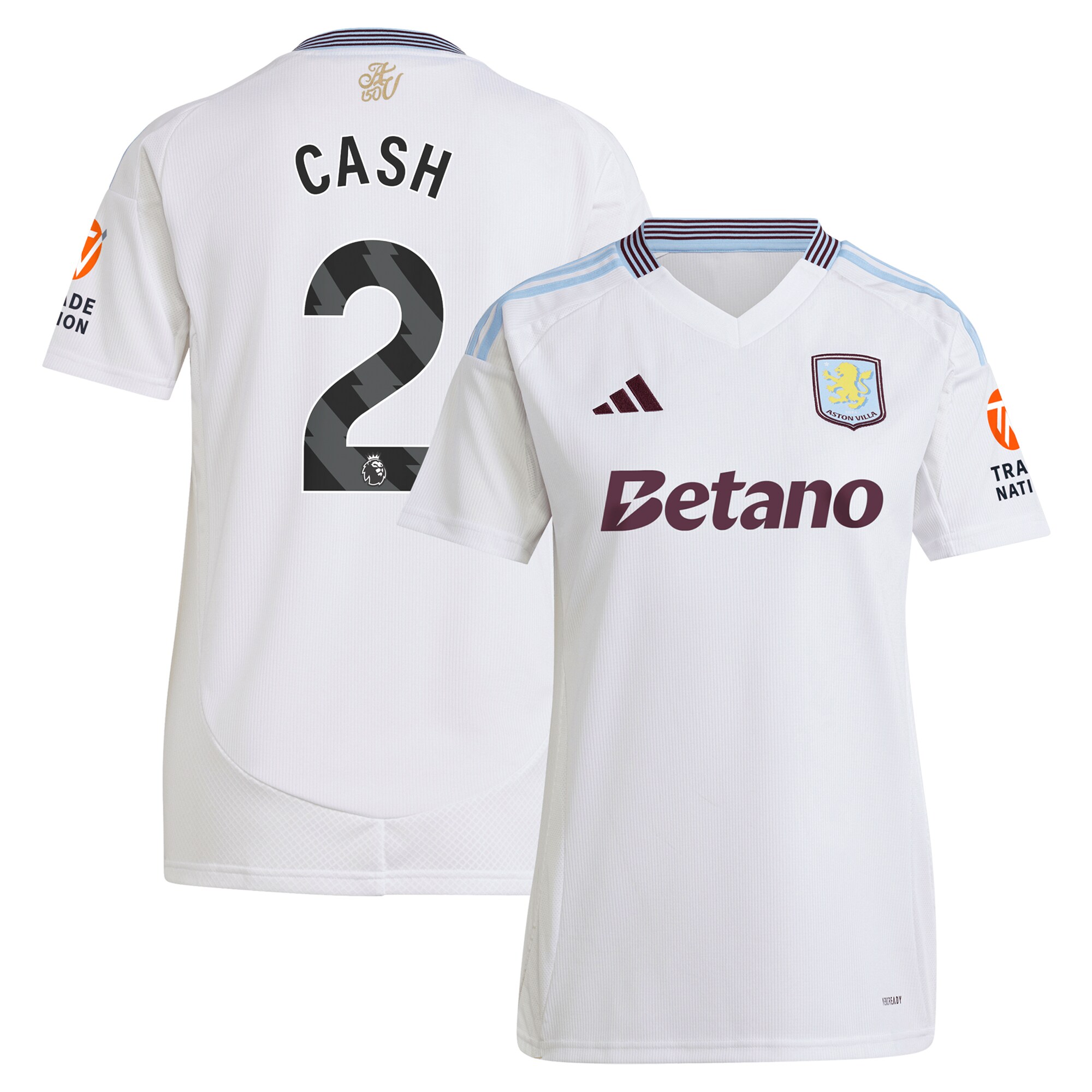 Explore the aston villa adidas away shirt 2024-25 – womens with cash 2 printing Collection of Aston Villa jerseys. Authentic, high-quality football shirts for every supporter, available worldwide.