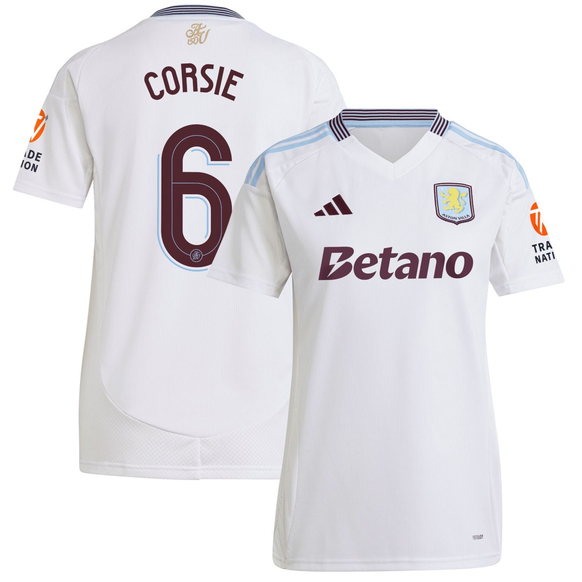 Explore the aston villa adidas away shirt 2024-25 – womens with corsie 6 cup printing Collection of Aston Villa jerseys. Authentic, high-quality football shirts for every supporter, available worldwide.