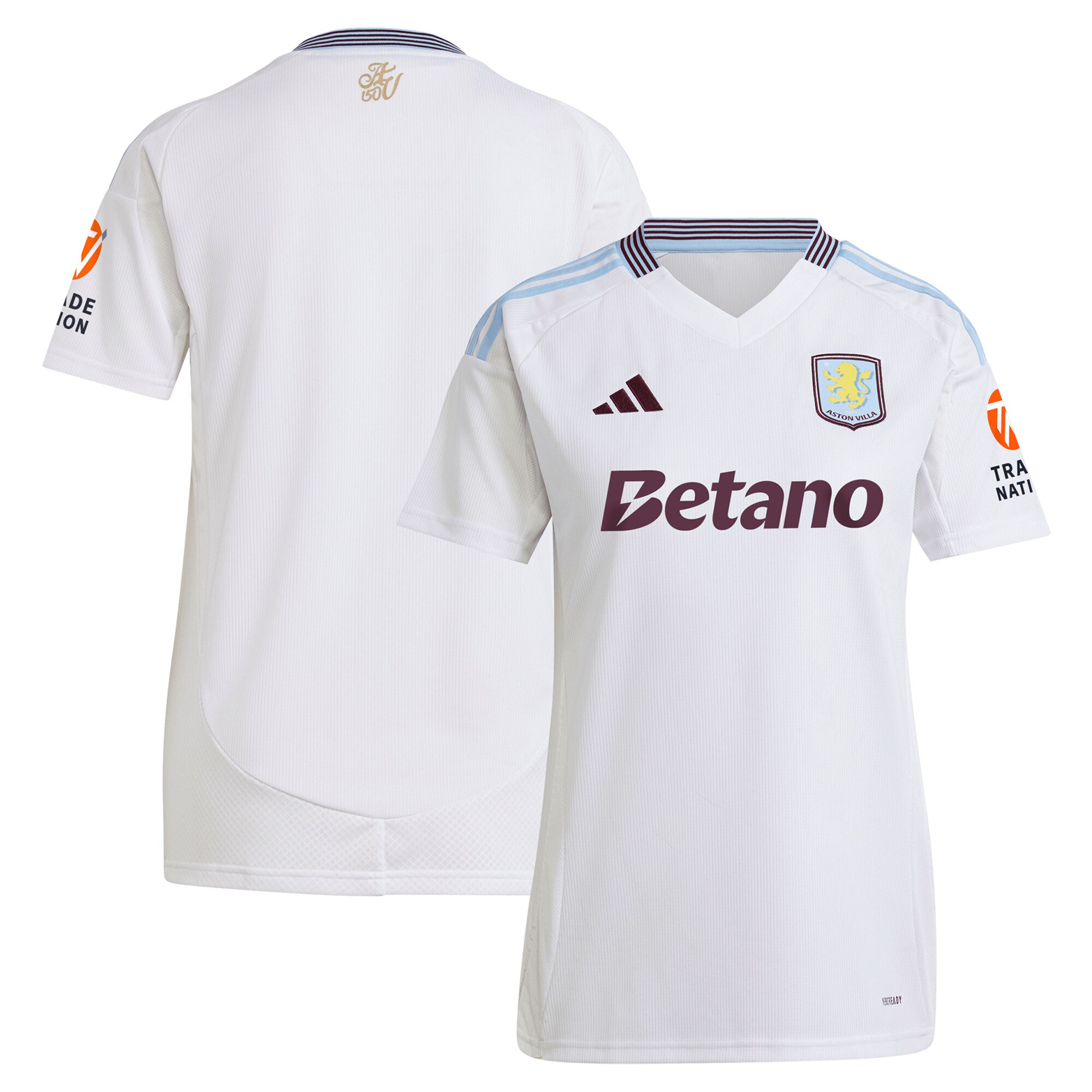 Explore the aston villa adidas away shirt 2024-25 – womens with custom printing Collection of Aston Villa jerseys. Authentic, high-quality football shirts for every supporter, available worldwide.