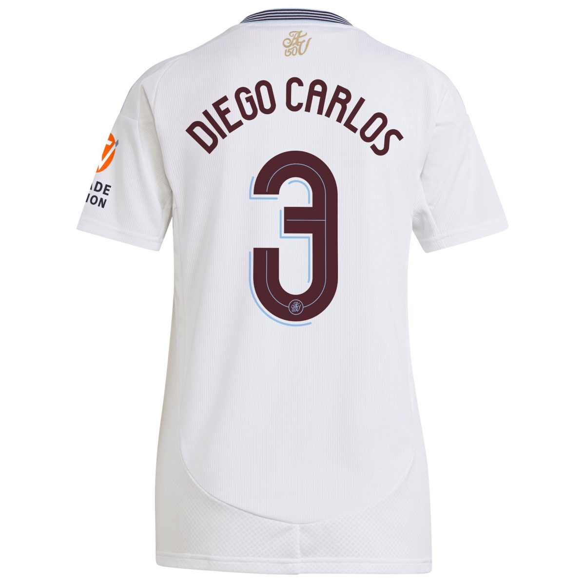 Explore the aston villa adidas away shirt 2024-25 – womens with diego carlos 3 cup printing Collection of Aston Villa jerseys. Authentic, high-quality football shirts for every supporter, available worldwide.
