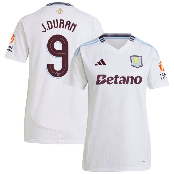 Explore the aston villa adidas away shirt 2024-25 – womens with duran 9 cup printing Collection of Aston Villa jerseys. Authentic, high-quality football shirts for every supporter, available worldwide.