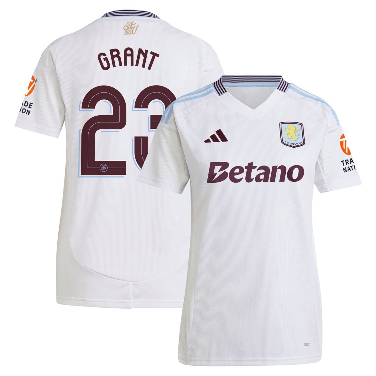 Explore the aston villa adidas away shirt 2024-25 – womens with grant 23 cup printing Collection of Aston Villa jerseys. Authentic, high-quality football shirts for every supporter, available worldwide.