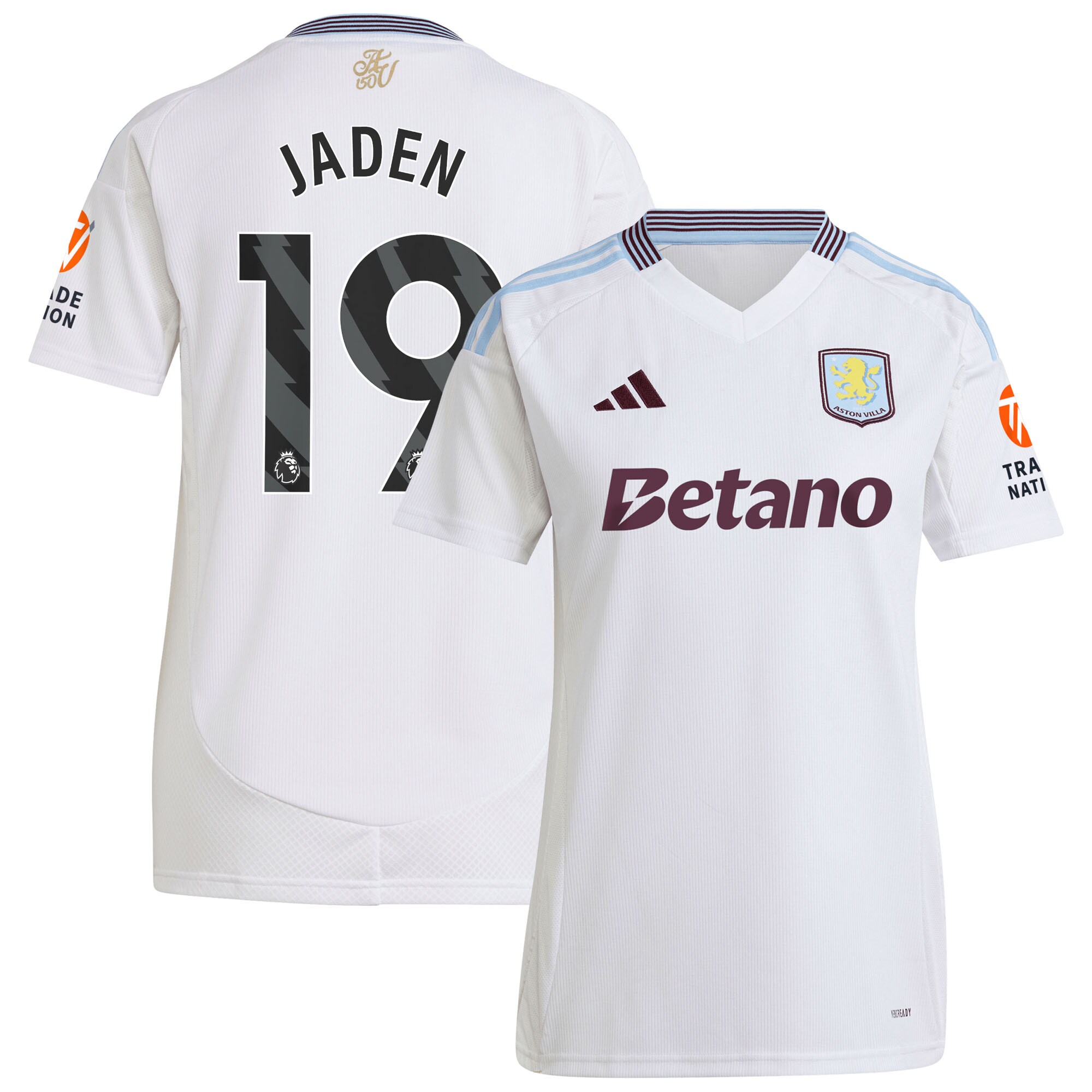 Explore the aston villa adidas away shirt 2024-25 – womens with jaden 19 printing Collection of Aston Villa jerseys. Authentic, high-quality football shirts for every supporter, available worldwide.