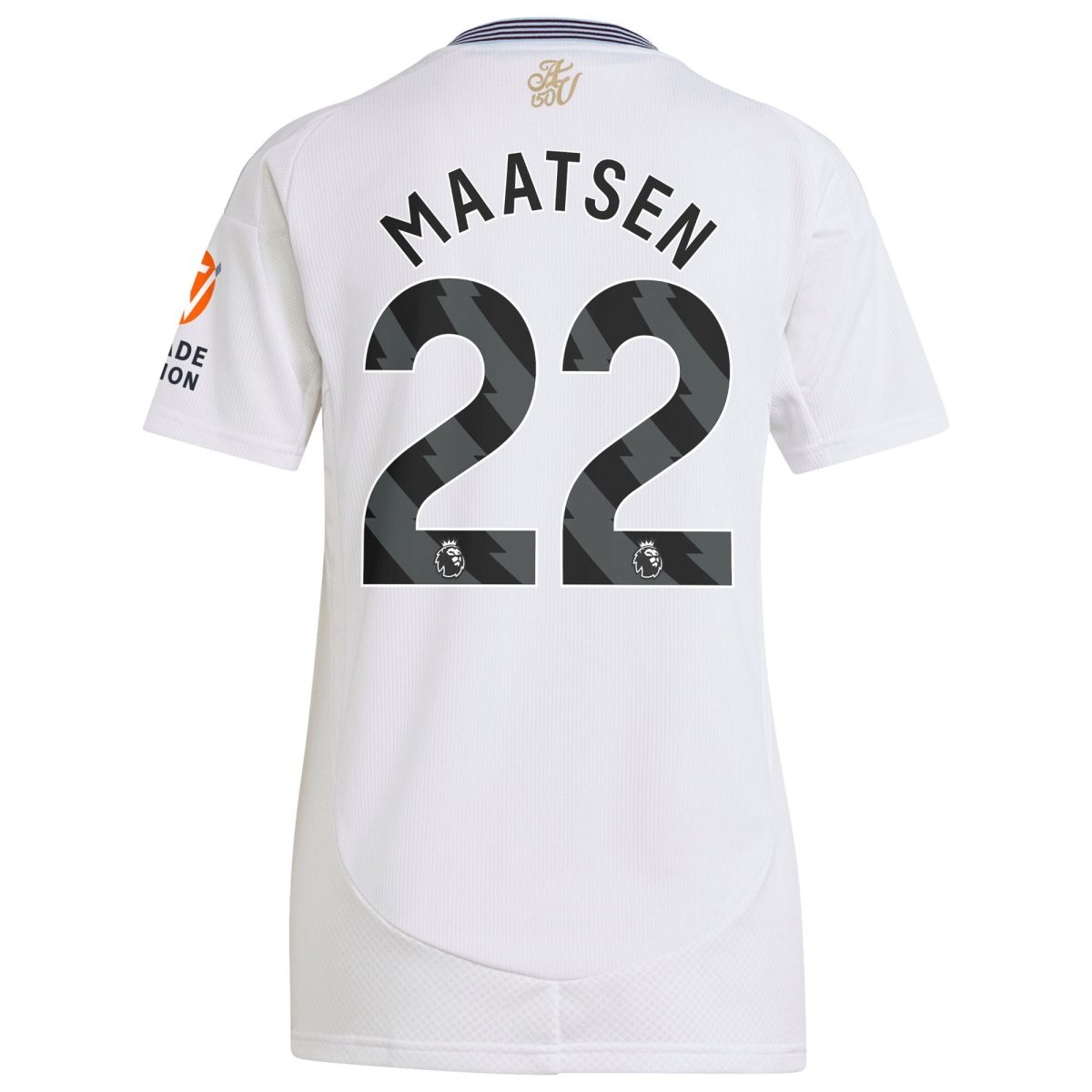 Explore the aston villa adidas away shirt 2024-25 – womens with maatsen 22 printing Collection of Aston Villa jerseys. Authentic, high-quality football shirts for every supporter, available worldwide.