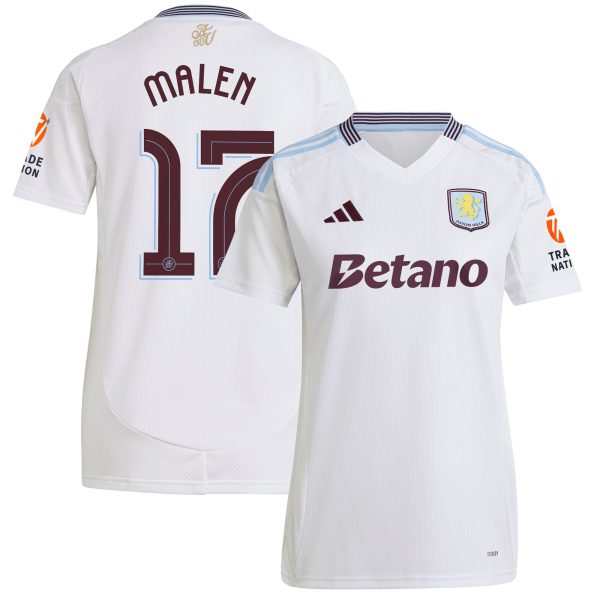 Explore the aston villa adidas away shirt 2024-25 – womens with malen 17 cup printing Collection of Aston Villa jerseys. Authentic, high-quality football shirts for every supporter, available worldwide.