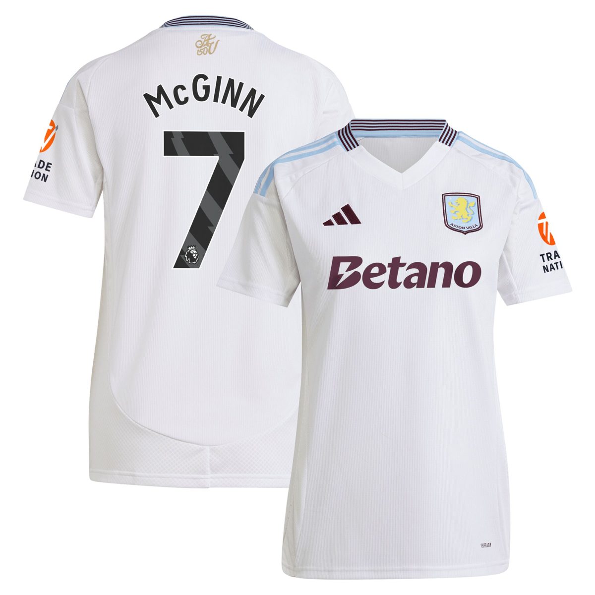Explore the aston villa adidas away shirt 2024-25 – womens with mcginn 7 printing Collection of Aston Villa jerseys. Authentic, high-quality football shirts for every supporter, available worldwide.