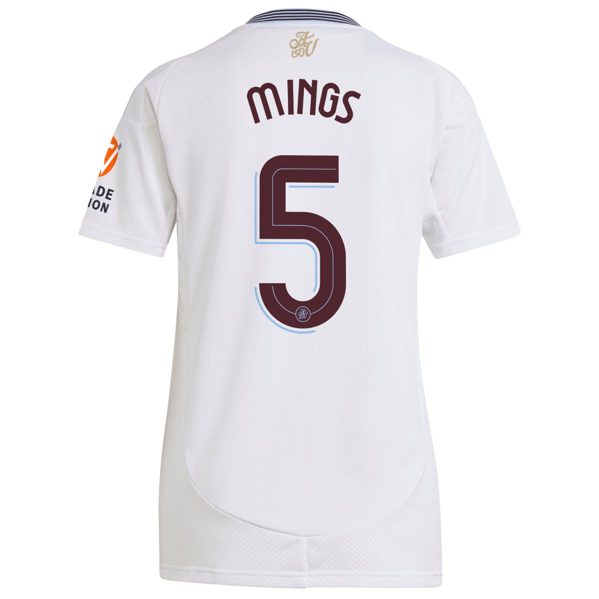 Explore the aston villa adidas away shirt 2024-25 – womens with mings 5 cup printing Collection of Aston Villa jerseys. Authentic, high-quality football shirts for every supporter, available worldwide.