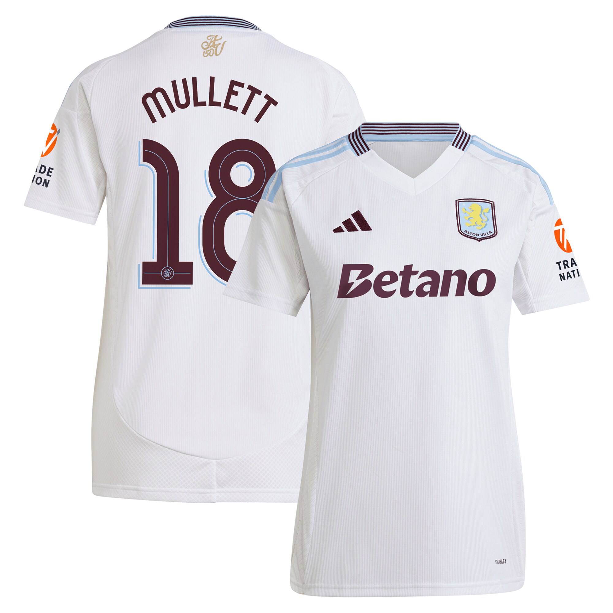 Explore the aston villa adidas away shirt 2024-25 – womens with mullett 18 cup printing Collection of Aston Villa jerseys. Authentic, high-quality football shirts for every supporter, available worldwide.