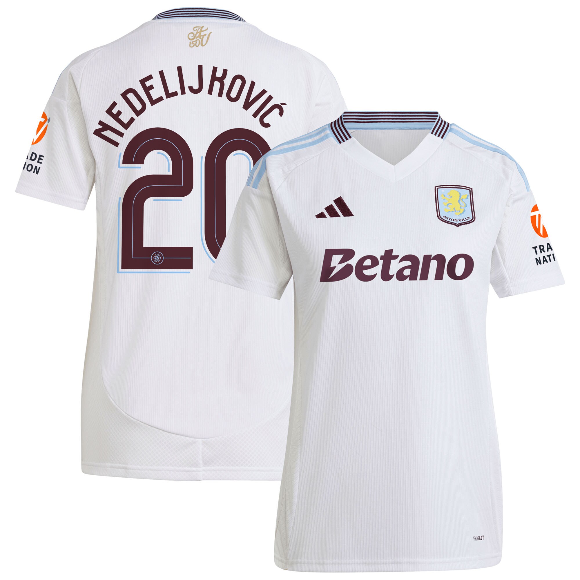Explore the aston villa adidas away shirt 2024-25 – womens with nedeljković 20 cup printing Collection of Aston Villa jerseys. Authentic, high-quality football shirts for every supporter, available worldwide.