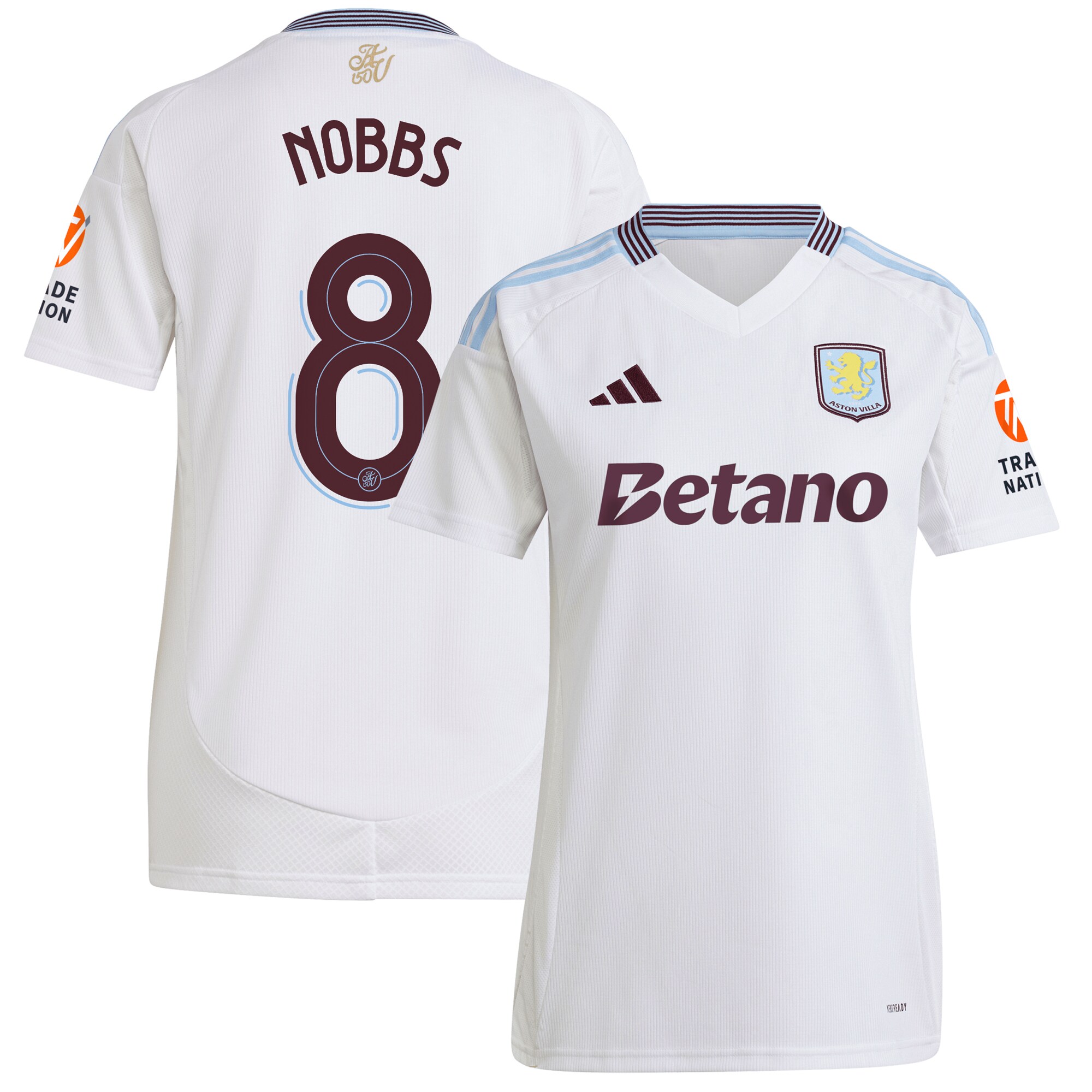 Explore the aston villa adidas away shirt 2024-25 – womens with nobbs 8 cup printing Collection of Aston Villa jerseys. Authentic, high-quality football shirts for every supporter, available worldwide.