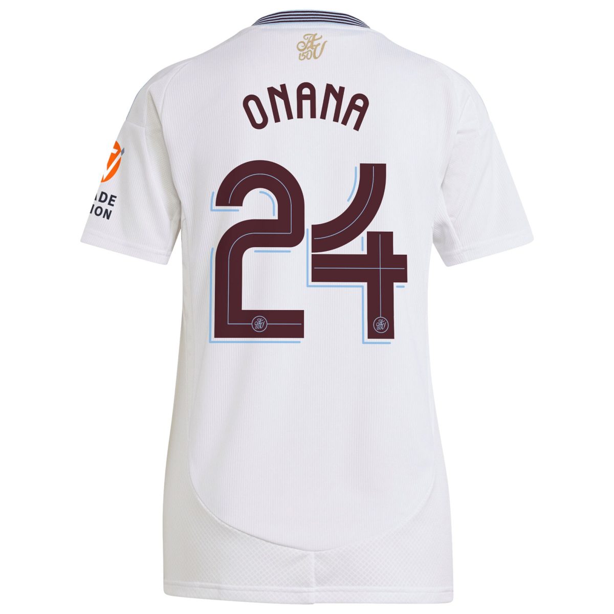 Explore the aston villa adidas away shirt 2024-25 – womens with onana 24 cup printing Collection of Aston Villa jerseys. Authentic, high-quality football shirts for every supporter, available worldwide.
