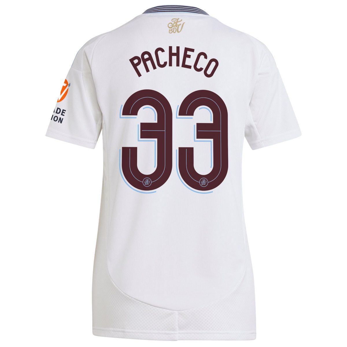 Explore the aston villa adidas away shirt 2024-25 – womens with pacheco 33 cup printing Collection of Aston Villa jerseys. Authentic, high-quality football shirts for every supporter, available worldwide.
