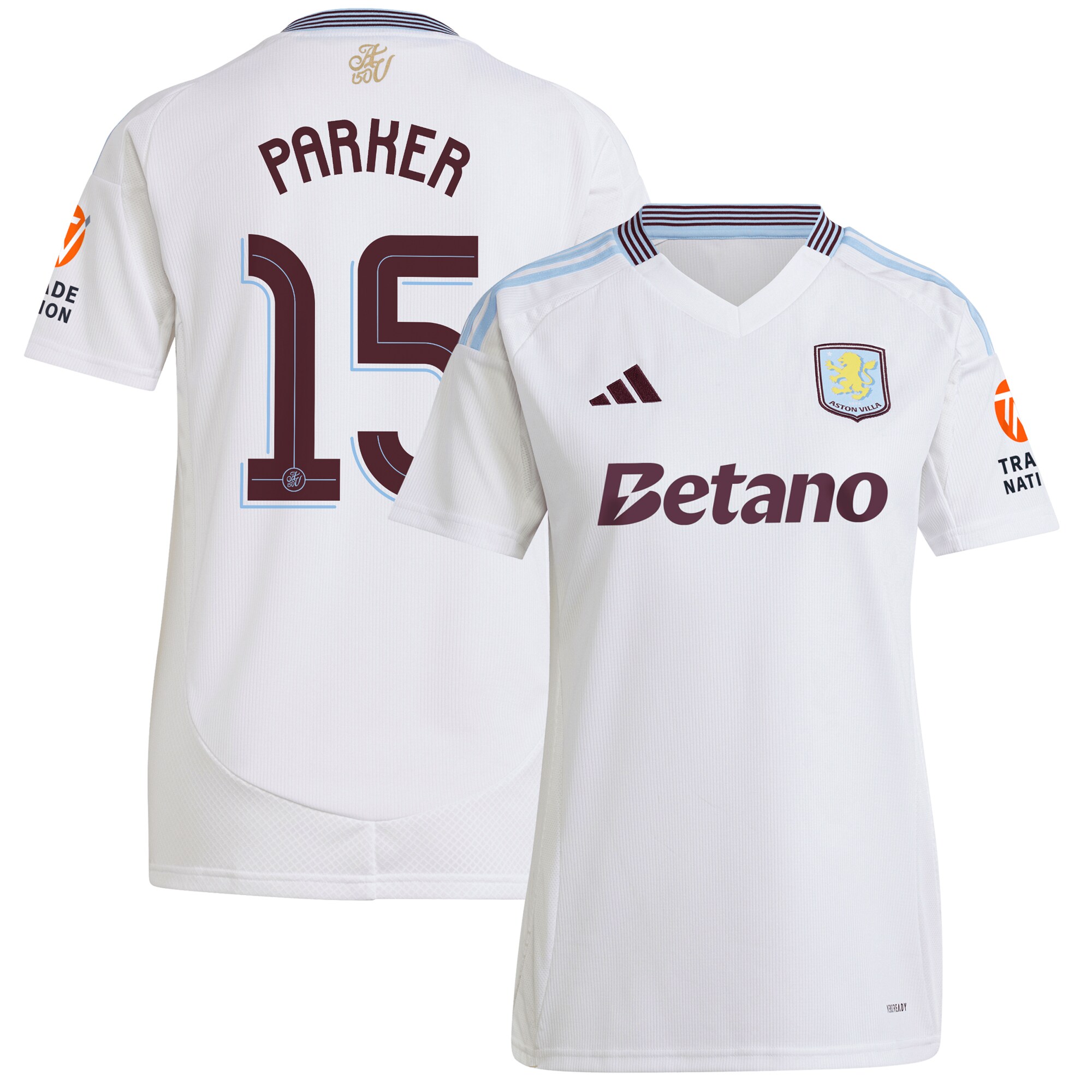 Explore the aston villa adidas away shirt 2024-25 – womens with parker 15 cup printing Collection of Aston Villa jerseys. Authentic, high-quality football shirts for every supporter, available worldwide.